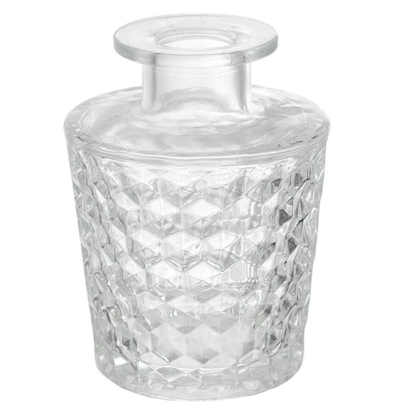 Clear Glass Diffuser Bottle Refillable Jar for Aromatherapy 1 Set