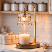 Fragrance Candle Warmer Lamp，Electric Candle Warmer with Timer & Dimmer，Mom Christmas Birthday Gifts for Women, House Warming Gifts New Home Bedroom Decor