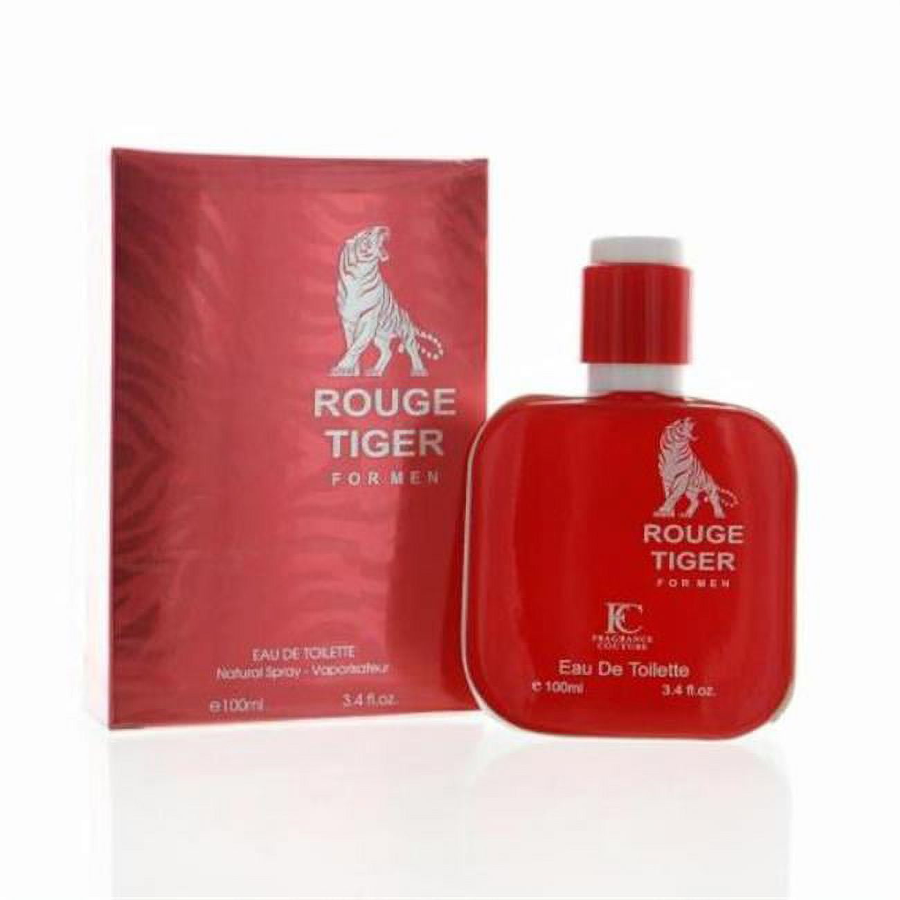 Fragrance Couture ZZMFCROUGETIGER34EDT oz Men Rouge Tiger Eau