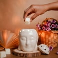 thumbnail image 1 of Fragrance Diffuser for Home Electric | Wax Melt Burner Ceramic Wax Warmer | Electric Diffuser | Ceramic Buddha Warmer Aromatherapy Wax Melts Oil Burner for Home Office Fragrance with Wax Melts Cube, 1 of 1