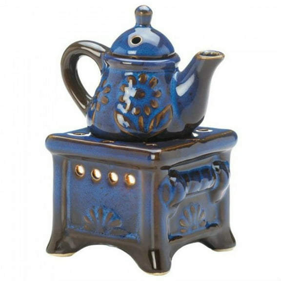 Fragrance Foundry Blue Teapot Stove Oil Warmer