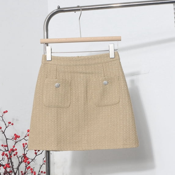 Fragrance A Line Skirt Women's High Waisted Skinny Proof Wrap Skirt Double Slit Skirt Leopard Print Skirt Pleated Skirt plus Size Can Can Skirt Skirts for Women plus Size Jean Mini Skirt Skirt
