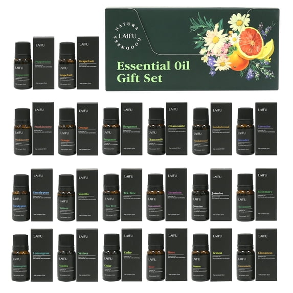 20x10ml Water Soluble Aromatherapy Essential Oils - Multi-Fragrance for Diffuser, Candle Making | Home & Commercial Use