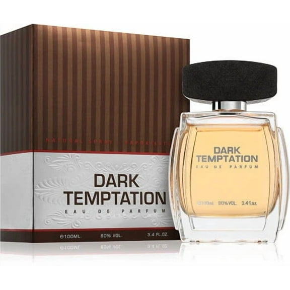Fragrance World Dark Temptation Eau de Parfum Spray for Men, 3.4 Fl Oz (100 ml)