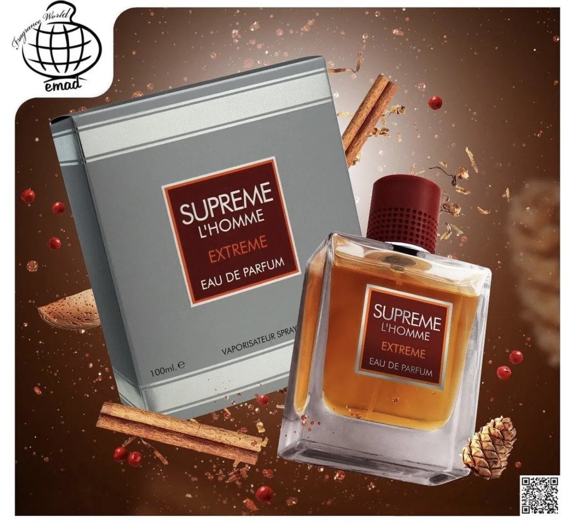 Fragrance World Supreme L'Homme Extreme Edp 100ml - Walmart.com