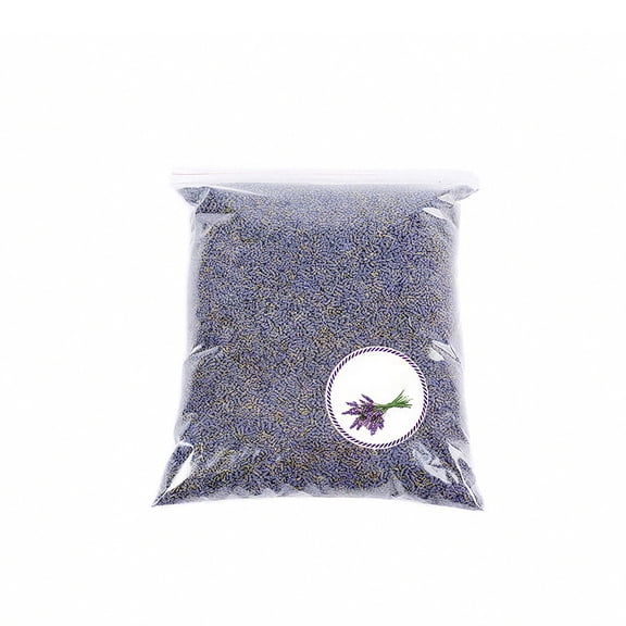 Fragrant Dried Lavender Buds Wholesale, 1/2 Pound Clean Aromatic Flowers for Sachets Baths Decor, Purple