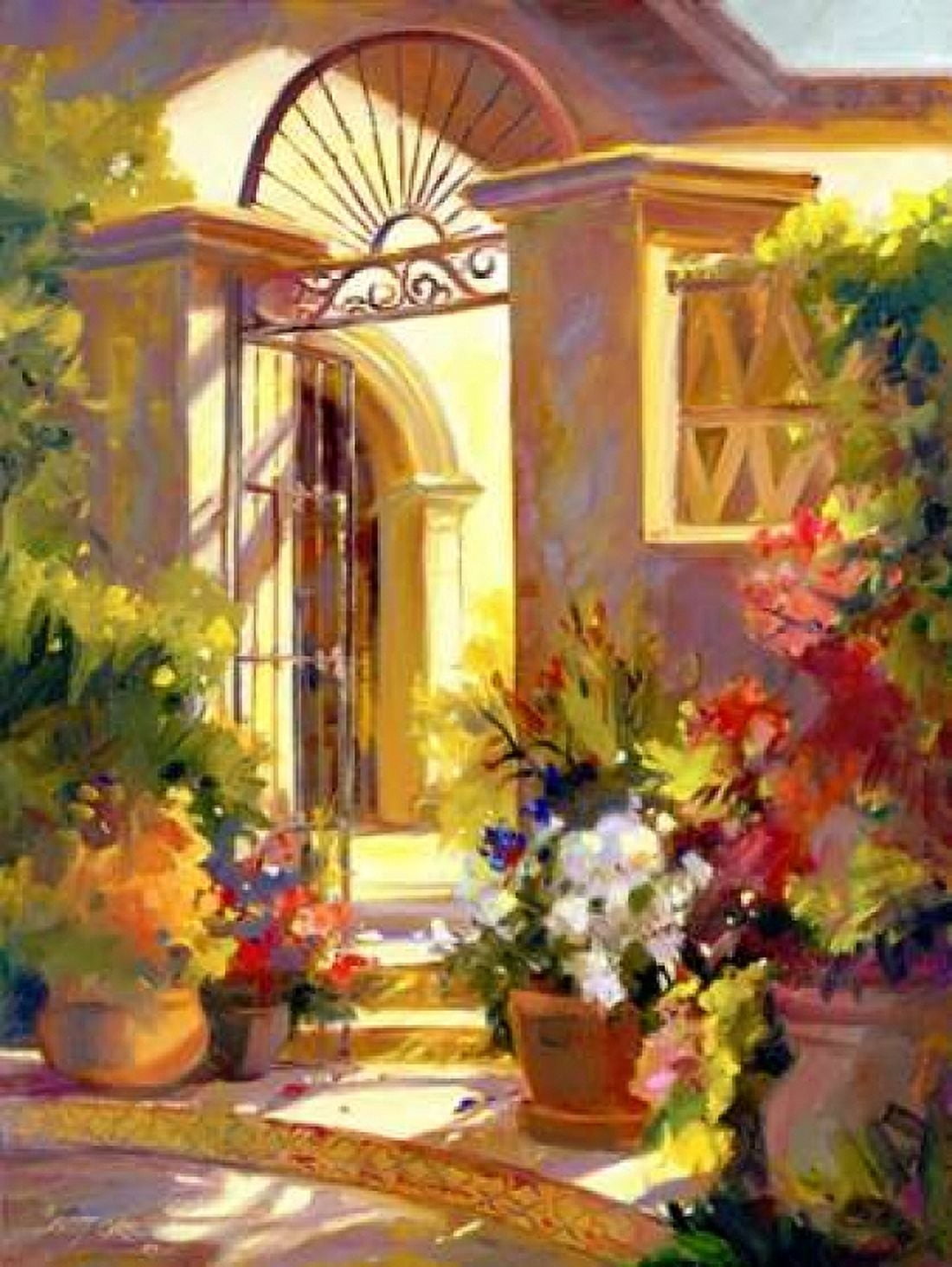 Fragrant Entrance Canvas Art - Betty Carr (18 x 24)