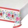 thumbnail image 1 of Fragrant Flowers Paper Tablecloth, 1 of 1