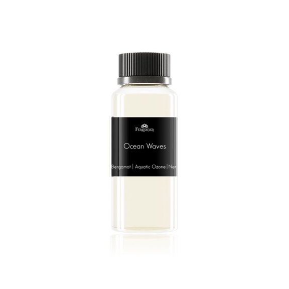 Fragranza613 Ocean Waves Long-Lasting Scent Oil, Natural Ingredients, Timeless Blend, Cruelty Free, Unisex Perfume Oil, 120ml