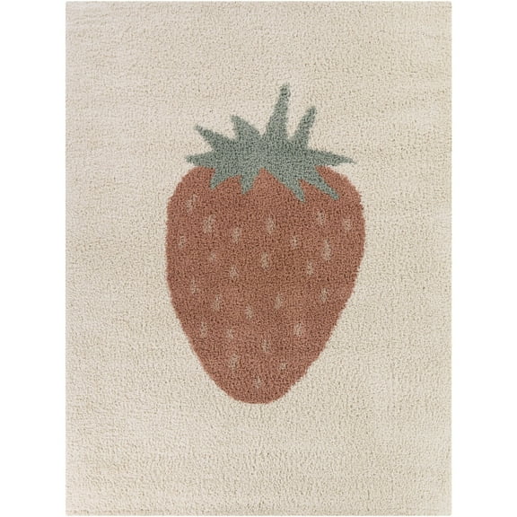 Fraise Kids Strawberry Area Rug