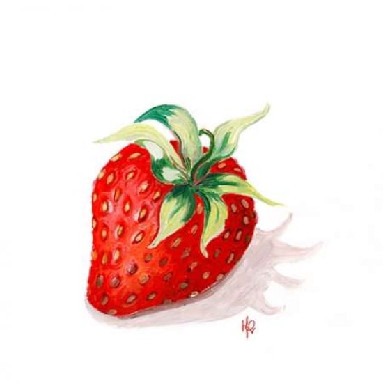 Fraises Canvas Art - MR (24 x 24)