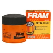 Fram Extra Guard PH30 Engine Oil Filter, 10K mile Protection Fits select: 1967-1997 CHEVROLET CAMARO, 1971-1984 CHEVROLET C10
