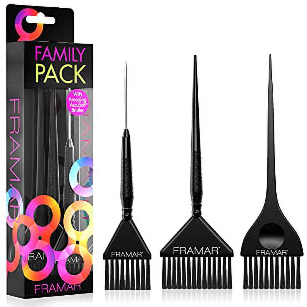 Framar Family Hair Color Brush Set Hair Dye Brush Kit, Hair Coloring Brush, Hair Dying Brush