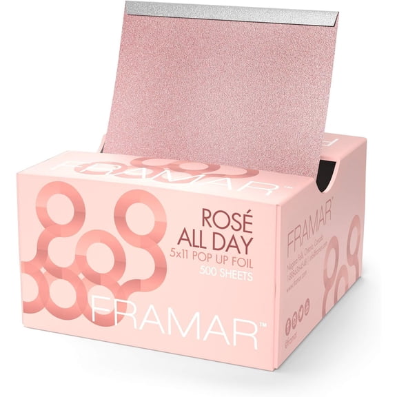Framar Pop Up Foil 5x11 Sheets - Rose All Day - 500 Sheets