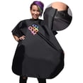 thumbnail image 1 of Framar Shampoo Screen Salon Cape, Hair Cape &ndash; Shampoo Cape with Snap Closure and Rubberized Collar, For Hair Dye, Hair Color, Cosmetology Supplies and Hair Coloring, 1 of 9