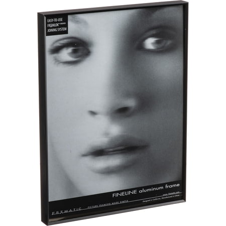 Framatic Fineline, Aluminum Frame with a Thin Face for a 11x14" Photograph - Black