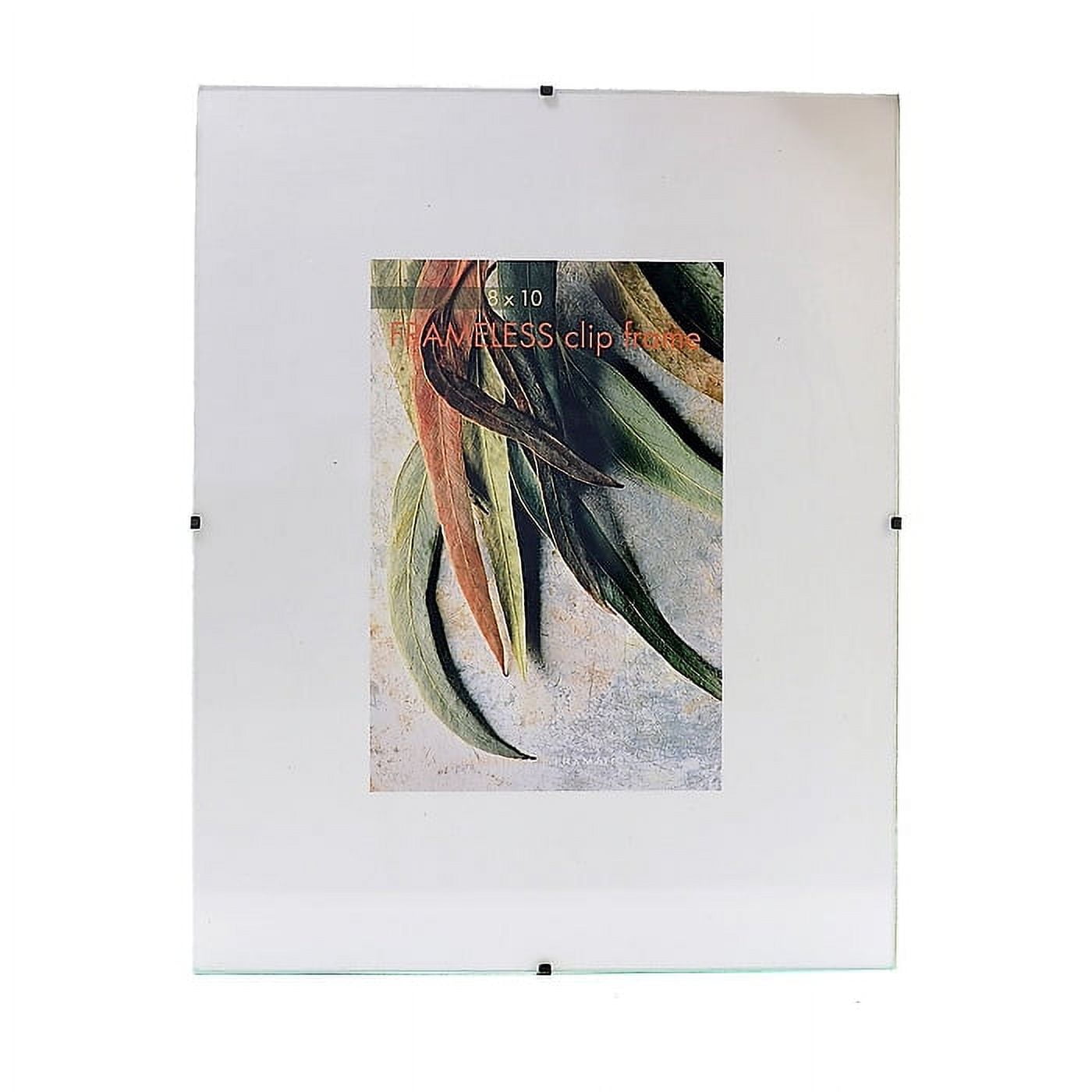 Framatic Frameless Clip Frames 8 In. X 10 In. (C0810B)