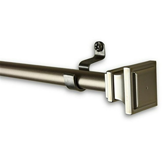 Frame 7/16 inch Cafe Rod 28-48 inch - Satin Nickel