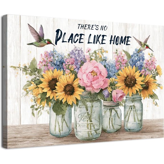 Frame Canvas Wall Art Sunrise Forest Wall Art Green Mountain Scenic Picture for Living Room Rustic Nature Landscape Photo Prints Sunlight Tropical Tree Canvas Wall Decor Frame Artwork Bedroom Office