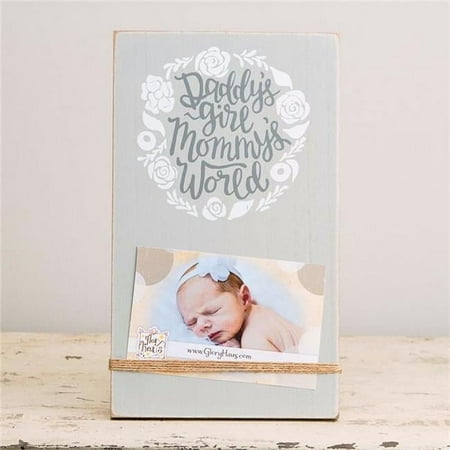 Frame-Daddy's Girl/Mommy's World w/Twine
