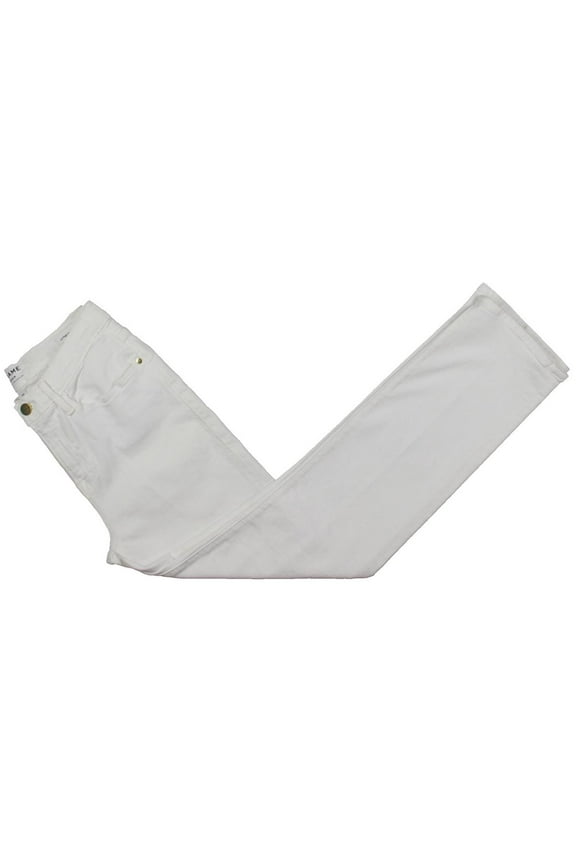 Women's Le High Straight Jeans, Blanc, White, 27