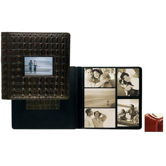Frame Front Scrap Book Album - Brown