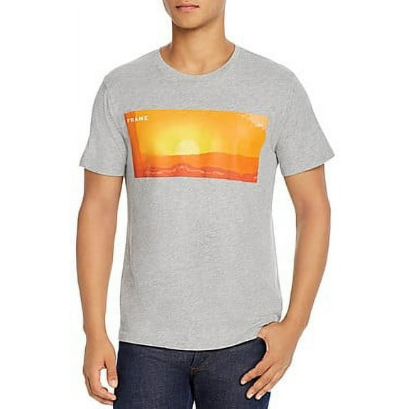 Frame GRIS Fire Astrology Graphic Logo Tee, US Large