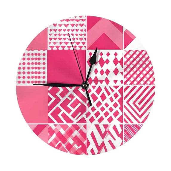 No Frame No Glass Cover Round Wall Clock 9.84in With Tripod For Office ...