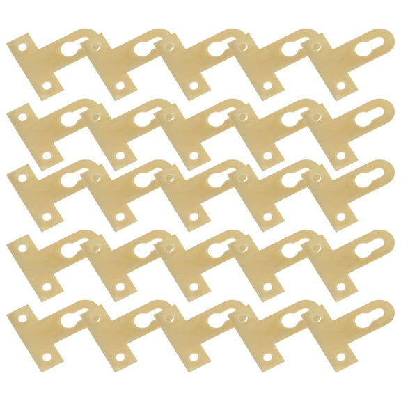 CIMAXIC 100Pcs Golden Picture Frame Hooks Durable Iron Hanging Accessories