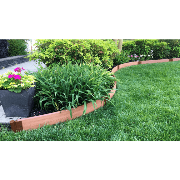 Frame It All Classic Sienna Curved Landscape Edging Kit 64' - 1" Profile