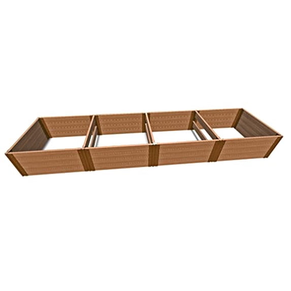 Classic Sienna Raised Garden 4' x 16' x 22" - 2" Profile