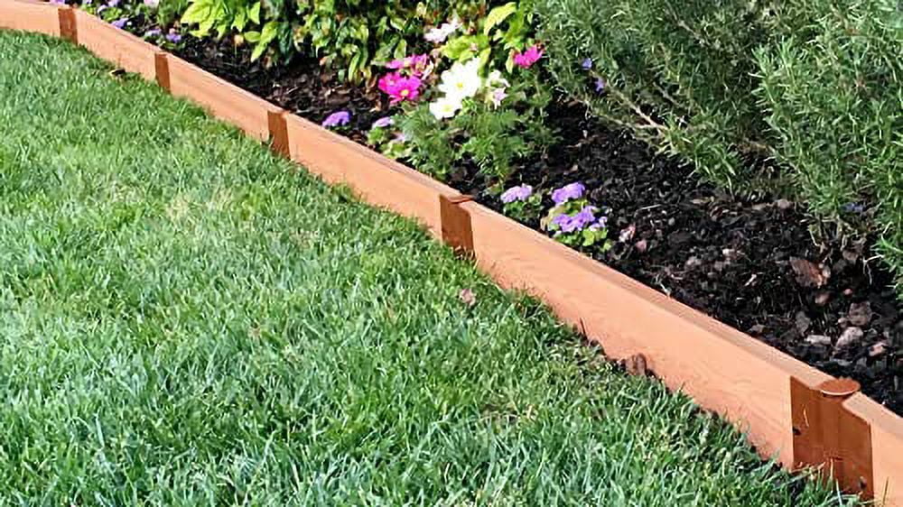 Classic Sienna Straight Landscape Edging Kit 32' - 2