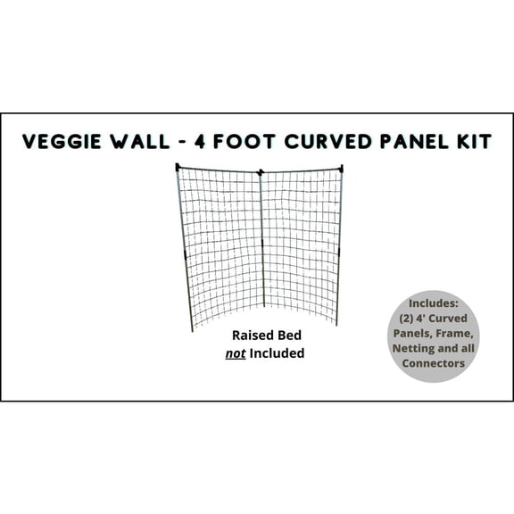 Frame It All Curved Stack And Extend Veggie Wall Trellis