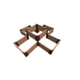 thumbnail image 1 of Frame It All TOOL-FREE CLASSIC SIENNA 'NOTRE DAME' 6' x 6' x 11" RAISED GARDEN BED (TERRACED CROSS) - 1" Profile, 1 of 1