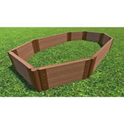 Frame It All TOOL-FREE CLASSIC SIENNA 'ROMAN BATHTUB' 4' X 7' X 11" RAISED GARDEN BED (OCTAGON) - 2" PROFILE
