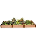thumbnail image 1 of Frame It All Tool-Free Classic Sienna Raised Garden Bed 4' x 12' x 11" - 1" profile, 1 of 14
