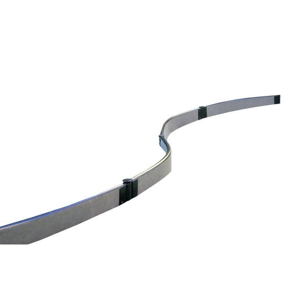 Frame It All Tool-Free Weathered Wood Curved Landscape Edging kit 16' - 1" profile