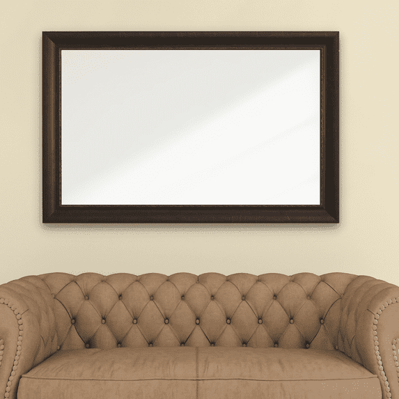 Frame My Mirror Framed Wall Mirror - Antique Bronze 28" x 54" Mirror - Ideal for Bathroom, Wall Decor, Bedroom and Livingroom - Moisture Resistant with Safety Backing - Ventura Design