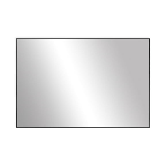 Frame My Mirror Framed Wall Mirror - Black 32" x 32" Mirror - Ideal for Bathroom, Wall Decor, Bedroom and Livingroom - Moisture Resistant with Safety Backing - Stanton Design