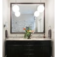 thumbnail image 1 of Frame My Mirror Framed Wall Mirror - Charcoal 36" x 54" Mirror - Ideal for Bathroom, Wall Decor, Bedroom and Livingroom - Moisture Resistant with Safety Backing - Oxfordshire Design, 1 of 11