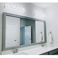 thumbnail image 1 of Frame My Mirror Framed Mirror, Brushed Silver Finish, 36" x 54", 3" Wide Frame Porter Design, 1 of 12