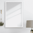 Frame My Mirror Framed Mirror, Pure White Finish, 36" x 36", 11/4