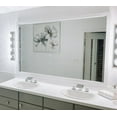 thumbnail image 1 of Frame My Mirror Framed Mirror, Pure White Finish, 36" x 54", 2" Wide Frame Meade Design, 1 of 11