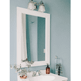 thumbnail image 1 of Frame My Mirror Framed Mirror, White Finish, 28" x 48", 3" Wide Frame Porter Design, 1 of 12