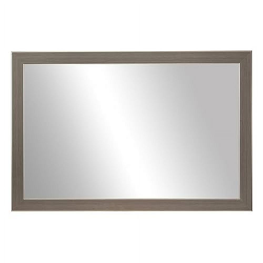 Frame My Mirror Gold Framed Mirror, 26" x 32" Mirror for Bathroom, Wood ...