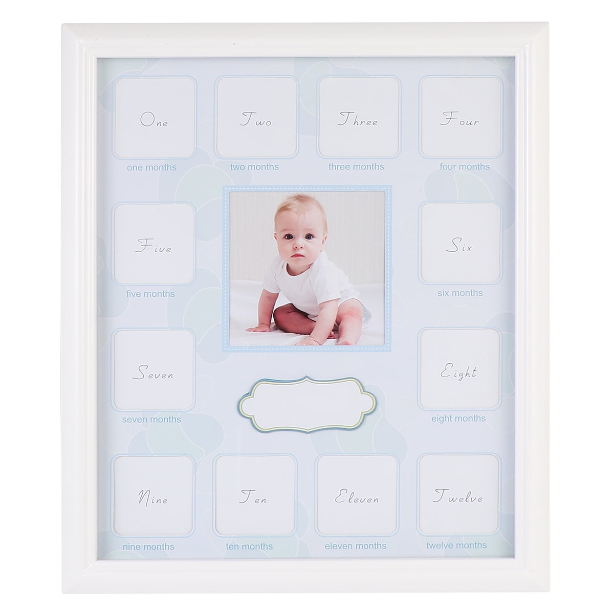 Baby Photo Frame 100 Day Full Moon Gift Handprint Footprint Imprint Kit  Souvenirs Newborn DIY Footprint Pad Picture Frame LED