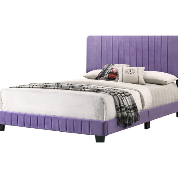 Purple Full Size Bed, Offers A Relaxing Sleeping Experience In Frame Ensures Dependable And Rest