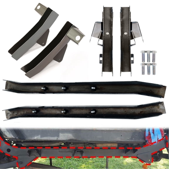 Frame Rust Repair Kit For 1997-2002 Jeep Wrangler TJ Heavy Duty steel