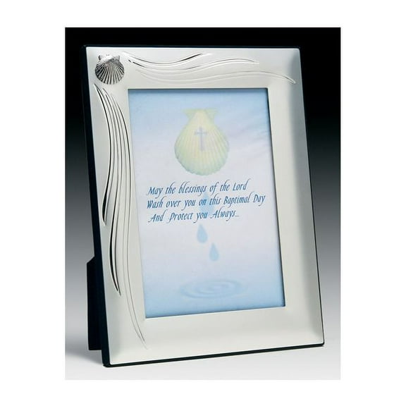 Frame Silver Baptismal - Shell
