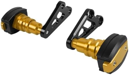 Crossbar Pad For Honda Transalp Motorcycle - Black Leatherette With Gold Logo, 25 Cm Length, Foam Padding